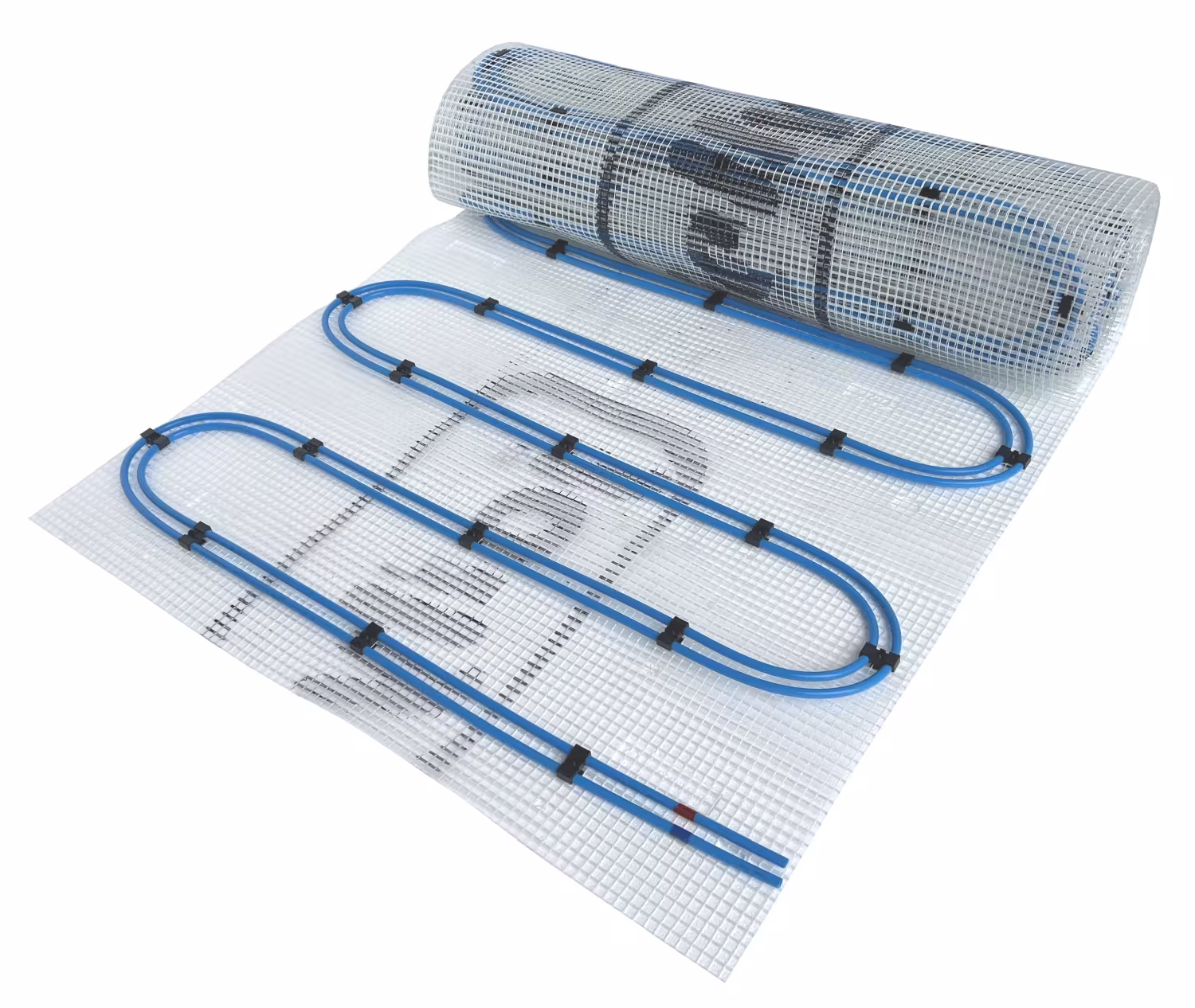 Duo Warmwasser Fußbodenheizung | Set mit Doppelrohr Heizmatte und E-Regelbox von der Marke HoWaTech aus der Kategorie Dünnschicht Fußbodenheizung