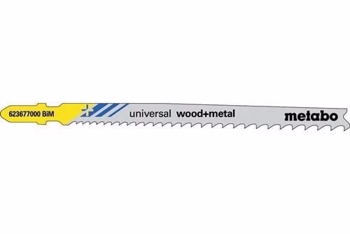 Stichsägeblätter universal wood + metal Nutzlänge 106 mm Zahnteilung progressiv BIM gefräst geschränkt aus der Kategorie Stichsägeblatt mit der Teilenummer 8000066697
