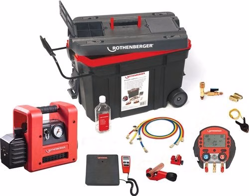 Kälte/Klima-Komplett-Set ROCADDY 120 R32 DIGITAL bis 1 3/8 ″ 6-35 mm 230 V50 Hz ROTHENBERGER von der Marke Rothenberger Kälte/Klima-Komplett-Set ROTHENBERGER aus der Kategorie Klimageräte Split-Klima und Monoblock mit der Teilenummer 4000781368