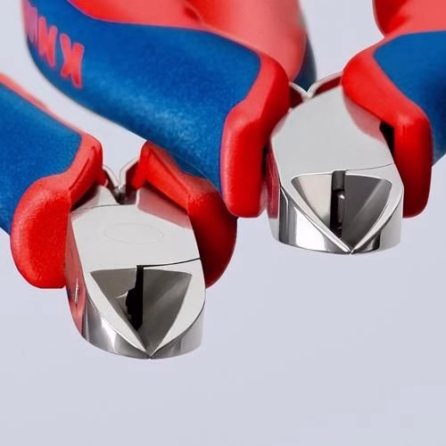 Elektronikseitenschneider Länge 115mm Form 0 Facette ja,klein 2K-Hülle KNIPEX