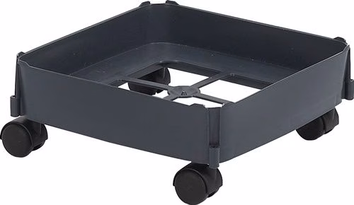 Carriola con ruote morbide, raccogli rifiuti 90 l grigio scuro GRAF del marchio Graf Carrello con ruote morbide, raccoglitore di rifiuti GRAF della categoria telaio per pallet con codice articolo 9000468859