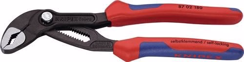 Wasserpumpenzange Cobra® Länge 180mm Spannweite 36mm poliert Mehrkomponenten-Hülle KNIPEX von Knipex Wasserpumpenzange Cobra® poliert Mehrkomponenten-Hülle KNIPEX aus der Kategorie Wasserpumpen- und Rohrzangen mit der Artikelnr. 4000794279