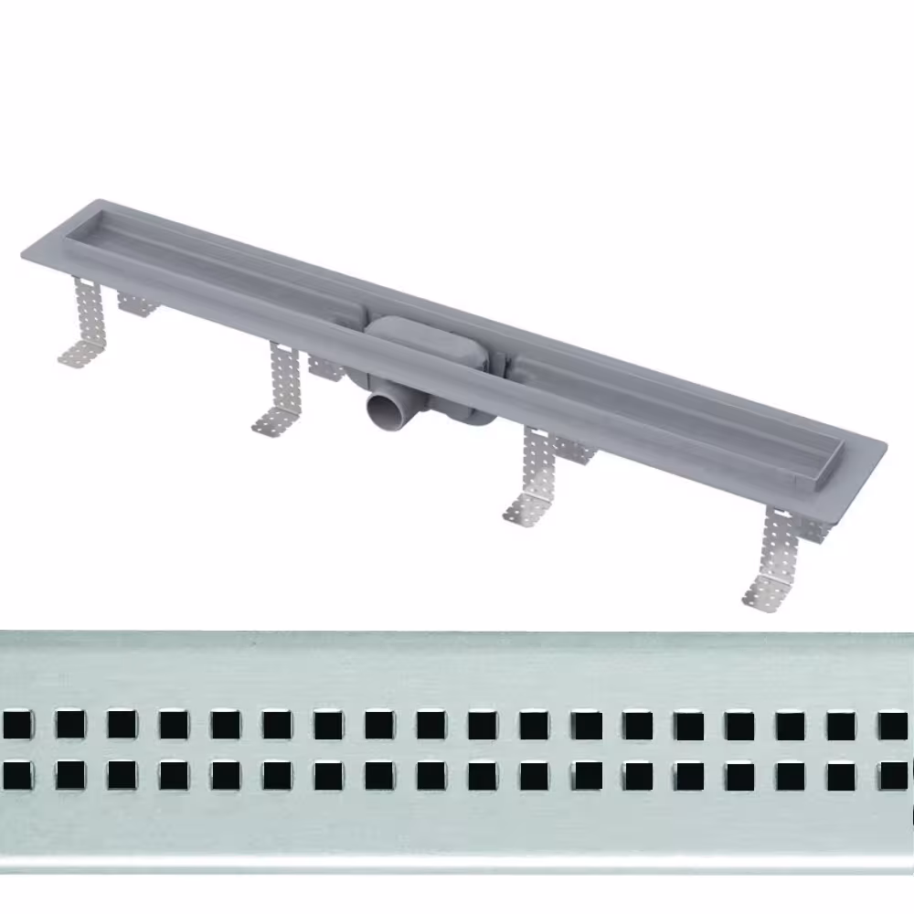Bodenablaufrinne Duschrinne "No.9" Duschablauf inkl. Edelstahlrost Rostlänge 950mm aus der Kategorie Duschrinnen mit der GTIN 4250409117427 Duschrinnen mit Edelstahlrost No.9 von der Marke HoWaTech aus der Kategorie Duschrinnen