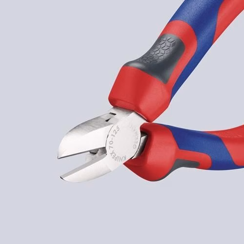 Seitenschneider Länge 125mm Kopf verchromt Comfort-Griff KNIPEX