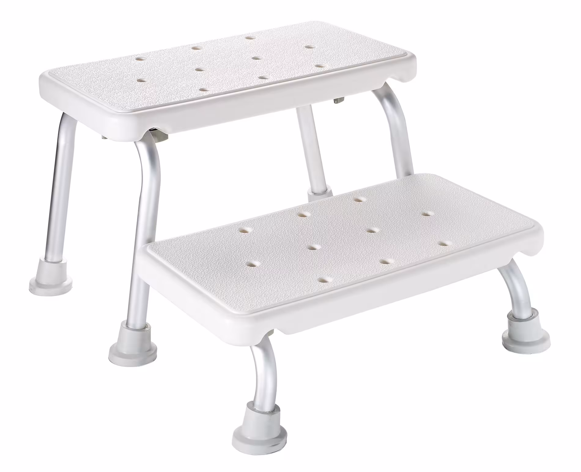 Zweistufenschemel Sam, weiß, PE / Aluminium aus der Kategorie Hocker, Stühle, Schemel mit der Artikelnummer A0102001