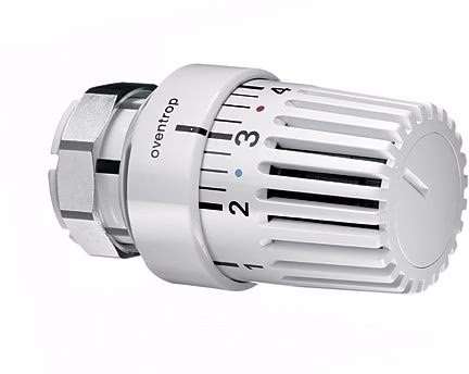 Termostato Uni LV 7-28 GrC, con sensore di livello liquido, bianco, con posizione zero, OVENTROP della categoria testa termostato con codice articolo 7000523262