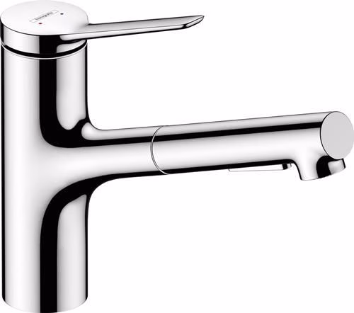 Hansgrohe Einhebel-Spültischmischer Zesis M33 150, Ausziehbrause, 2jet chrom aus der Kategorie Küchenarmaturen mit der Teilenummer 8001347361