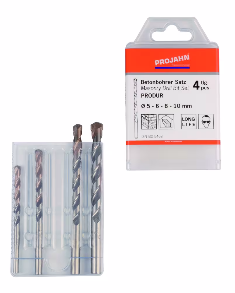 PRODUR Kassette 4tlg 5-10 mm von der Marke PROJAHN PRODUR Kassette 4tlg 5-10 mm aus der Kategorie Bohrer mit der Artikelnummer 55001