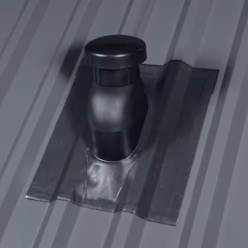 Universal Lüfterhaube 125 mm rot, Manschette 56 x 50 cm aus der Kategorie Steildachdurchgänge mit der GTIN 4027822839621 Universal Lüfterhaube von der Marke Klöber aus der Kategorie Steildachdurchgänge