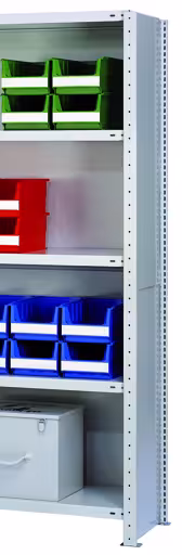 Vollblech-Seitenwand 1050 x 1000 mm (H x T), RAL 7035 lichtgrau, MULTIplus von Schulte Lagertechnik mit der Artikelnr. 26522