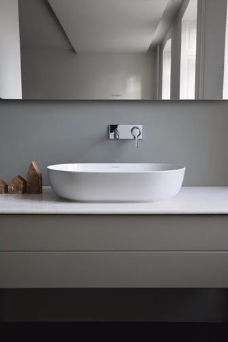 Duravit C.1 Einhebel-Waschtischmischer, Unterputz Auslauf 225 mm, ohne Zugstange, Chrom Hansgrohe