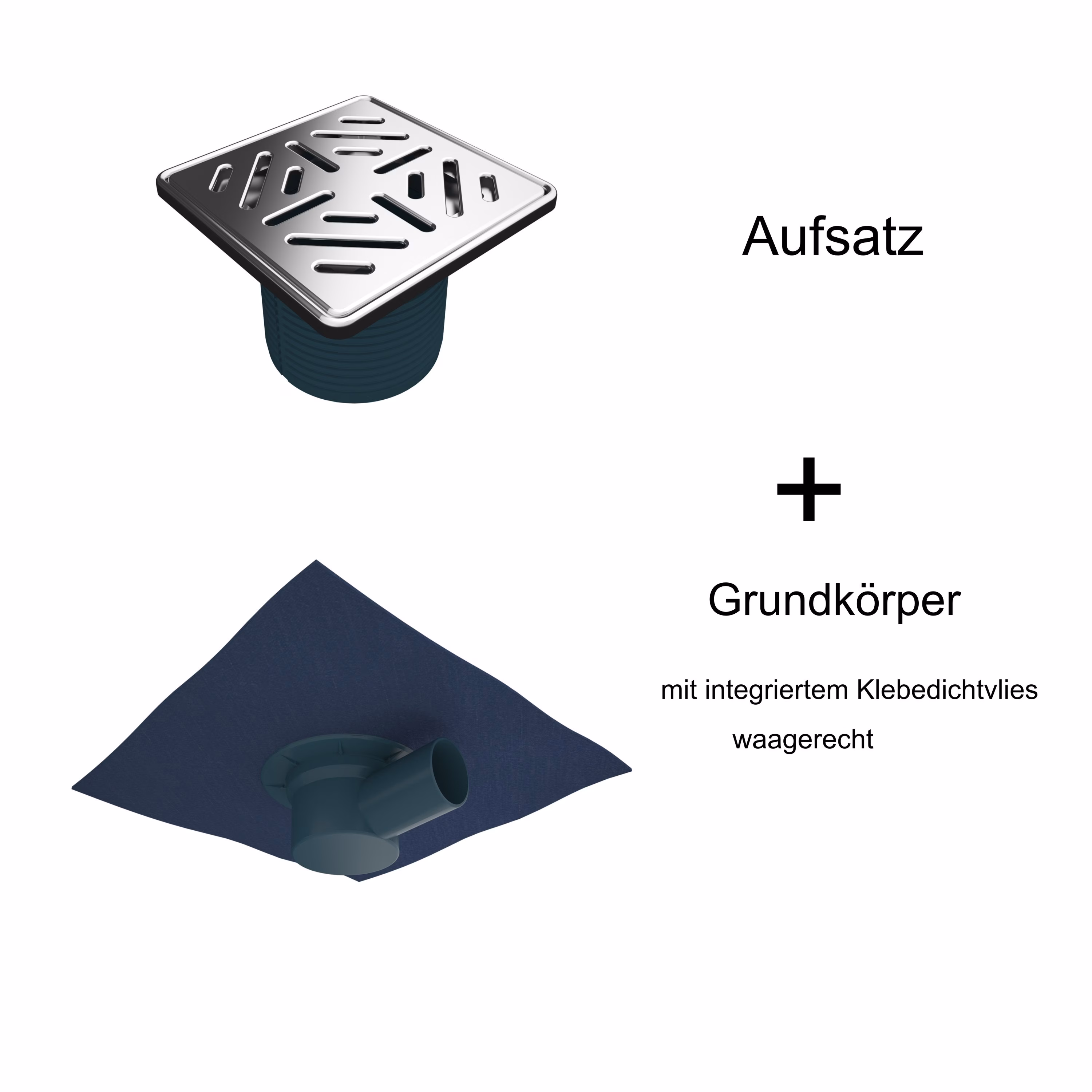 Ohne Text 3963923 MERT Grundkörper Flansch, 70 Ø mm waagerecht