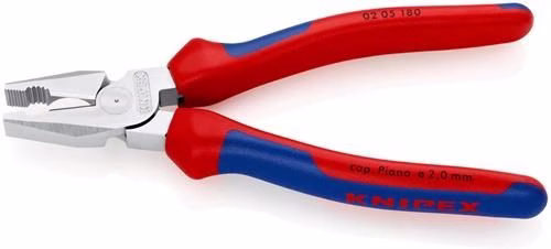 Detailbild 4033781 Kraftkombizange Länge 180mm verchromt Comfort-Griff KNIPEX