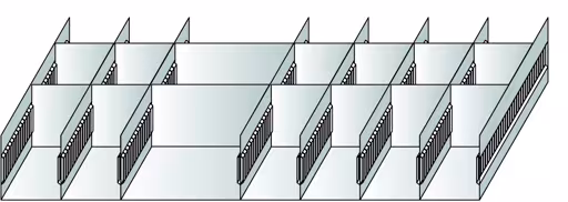 Schlitzwannen-Set 4 für Schubladenhöhe 200 mm von der Marke Schulte Lagertechnik Schlitzwannen-Set 4 für Schubladenhöhe 200 mm aus der Kategorie Zubehör mit der Artikelnummer 25060