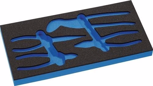 Insert vide pour module d'outil 1/3, hauteur du module 30 mm, 4000 871 292, lot de 4 pièces KNIPEX par Knipex Module d'outillage 4 pièces, module 1/3, jeu de pinces KNIPEX de la catégorie systèmes de rangement et chariots d'atelier, référence 4000871291