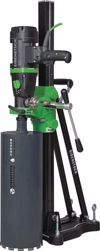 Unité de forage à carottage diamant PLE 182 Humide 12–182 mm Sec 12–202 mm 2 300 W EIBELSTOCK de la catégorie des machines de forage à carottage avec la référence 4000897095