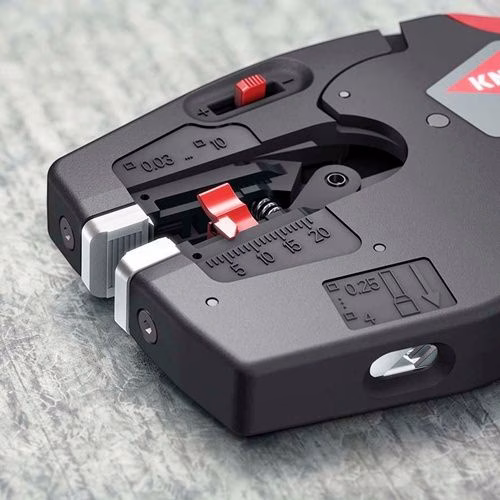 Abisolier- und Crimpzange Länge 190 mm 0,03 - 10 mm² (AWG 32 - 8) KNIPEX