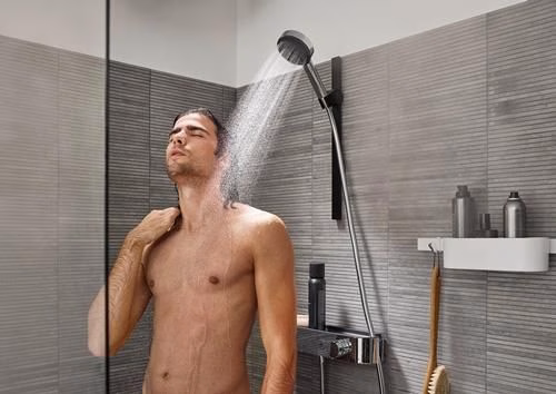 Detailbild 4078834 Hansgrohe Handbrause PULSIFY SELECT 105 3 Strahlarten Relaxation chrom