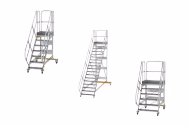 Plattformtreppen fahrbar Plattformtreppen fahrbar