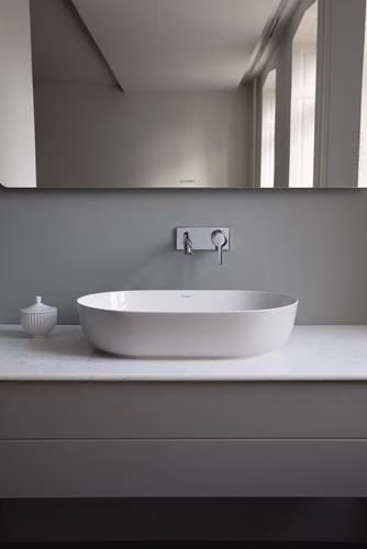 Duravit C.1 Einhebel-Waschtischmischer, Unterputz Auslauf 225 mm, ohne Zugstange, Chrom Hansgrohe