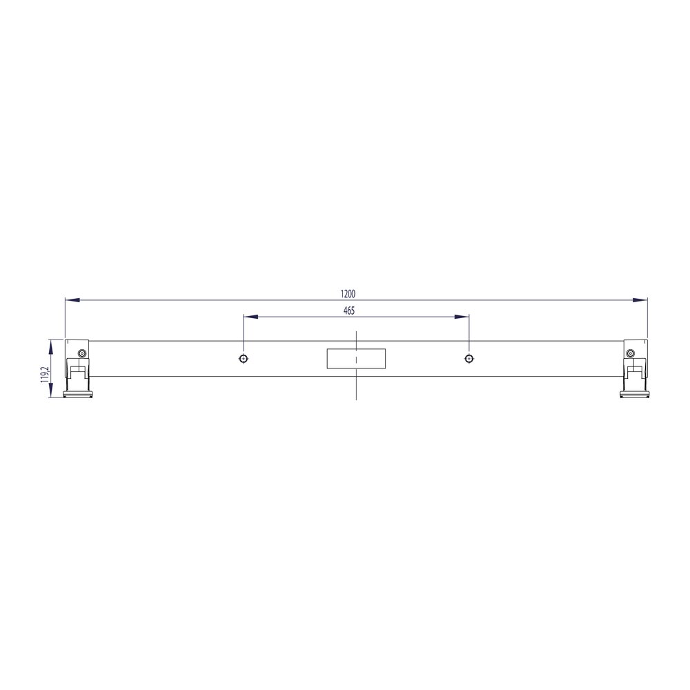 Strichzeichnung 3819249 Munk nivello®-Traverse 120/465/98