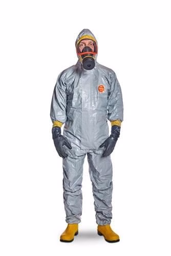 Schutzoverall Tychem 6000 F grau PSA-Kategorie III DUPONT aus der Kategorie Schutzanzüge und Überzieher mit der Teilenummer 4000375934