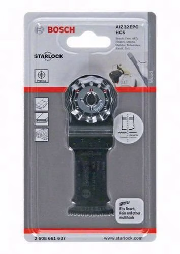 Tauchsägeblatt AIZ 32 EPC Breite 32 mm Eintauchtiefe 50 mm Starlock 1er Pack BOSCH 2608661637