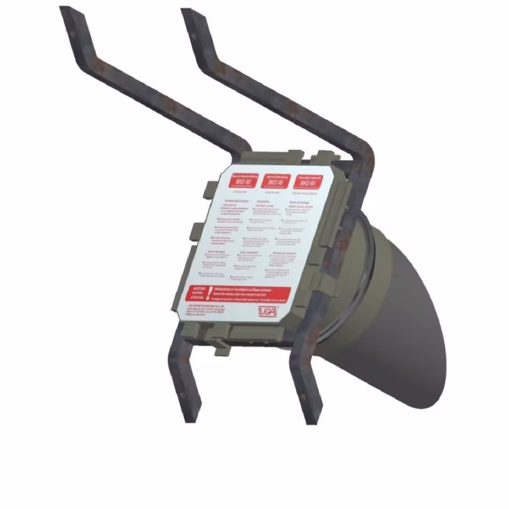 Einfach Schrägdichtpackung Bajonett BKD 90 Kabel / Mauerdurchführung UGA Typ Winkel: 45° Grad aus der Kategorie Kabelschutz mit der Artikelnr. 401809020045