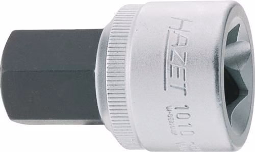 Inserto per bussola esagonale interna Hazet 1010 da 3/4 di pollice, misura chiave 14 mm, lunghezza 54,5 mm Inserto per chiave a bussola 1010 con attacco esagonale interno da 3/4 di pollice HAZET, appartenente alla categoria di assortimento di chiavi a bussola da 3/4" con codice articolo 8000466337