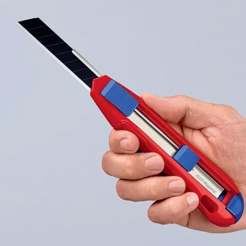 Cuttermesser CutiX® Klingenbreite 18mm Länge 165mm Magnesium KNIPEX