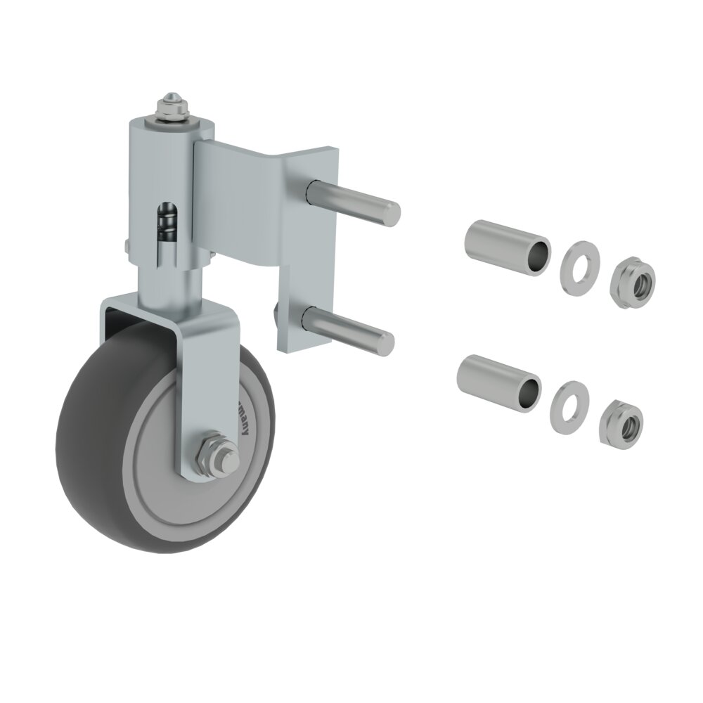 Munk Federrolle für Stufenleiter links Ø 80 mm von Günzburger Steigtechnik Munk Federrolle für Stufenleiter aus der Kategorie Plattformtreppen fahrbar mit der Artikelnr. 019809