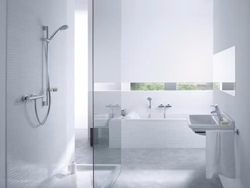 Hansgrohe Brausekombi CROMA 100 ECOSTAT 1001 SL Brausestange Unica C 900 mm chrom