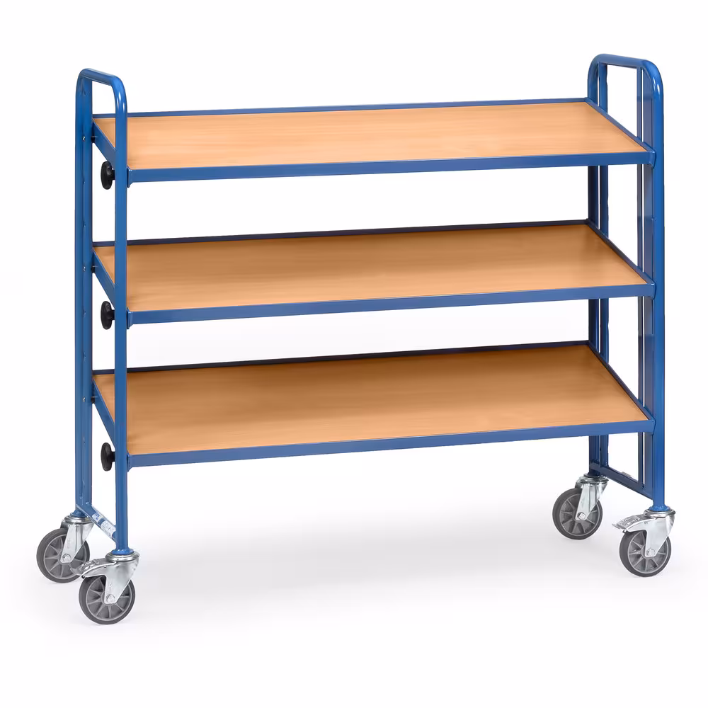 Montagewagen 2883 Baukasten-System Stahlrohr- und Profilstahlgeschweißt, pulverbeschichtet blau RAL 5007, Schraubkonstruktion aus der Kategorie Wagen mit der Artikelnummer 2883