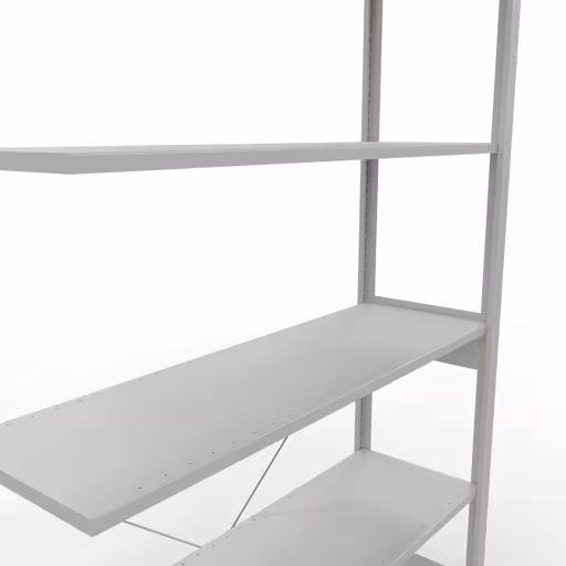 Produktbild Nr.14 des Artikels Stecksystem Anbauregal 2500x1300x400 mm, Typ 150 kg, lichtgrau aus der Produktreihe Stecksystem von der Marke Schulte Lagertechnik