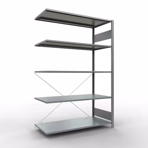 Stecksystem Anbauregal 2000x1300x600 mm, Typ 150 kg, verzinkt von der Marke Schulte Lagertechnik Stecksystem Anbauregal 2000x1300x600 mm, Typ 150 kg, verzinkt aus der Kategorie Anbauregal mit der Artikelnummer 12765-130