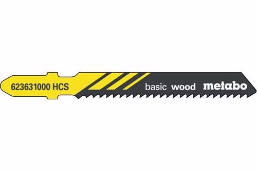 Stichsägeblätter classic Nutzlänge 51 mm Zahnteilung 2 mm HCS gefräst gewellt 5 Stück von der Marke Metabo Stichsägeblätter basic wood METABO aus der Kategorie Stichsägeblatt mit der Teilenummer 8000066655