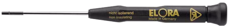 Elektronik Schraubendreher ESD, Innen-Sechskant, 625-4,0 ESD von ELORA Elektronik Schraubendreher ESD, Innen-Sechskant, 625 ESD aus der Kategorie ESD-Schraubendreher mit der Artikelnr. 0625000402000