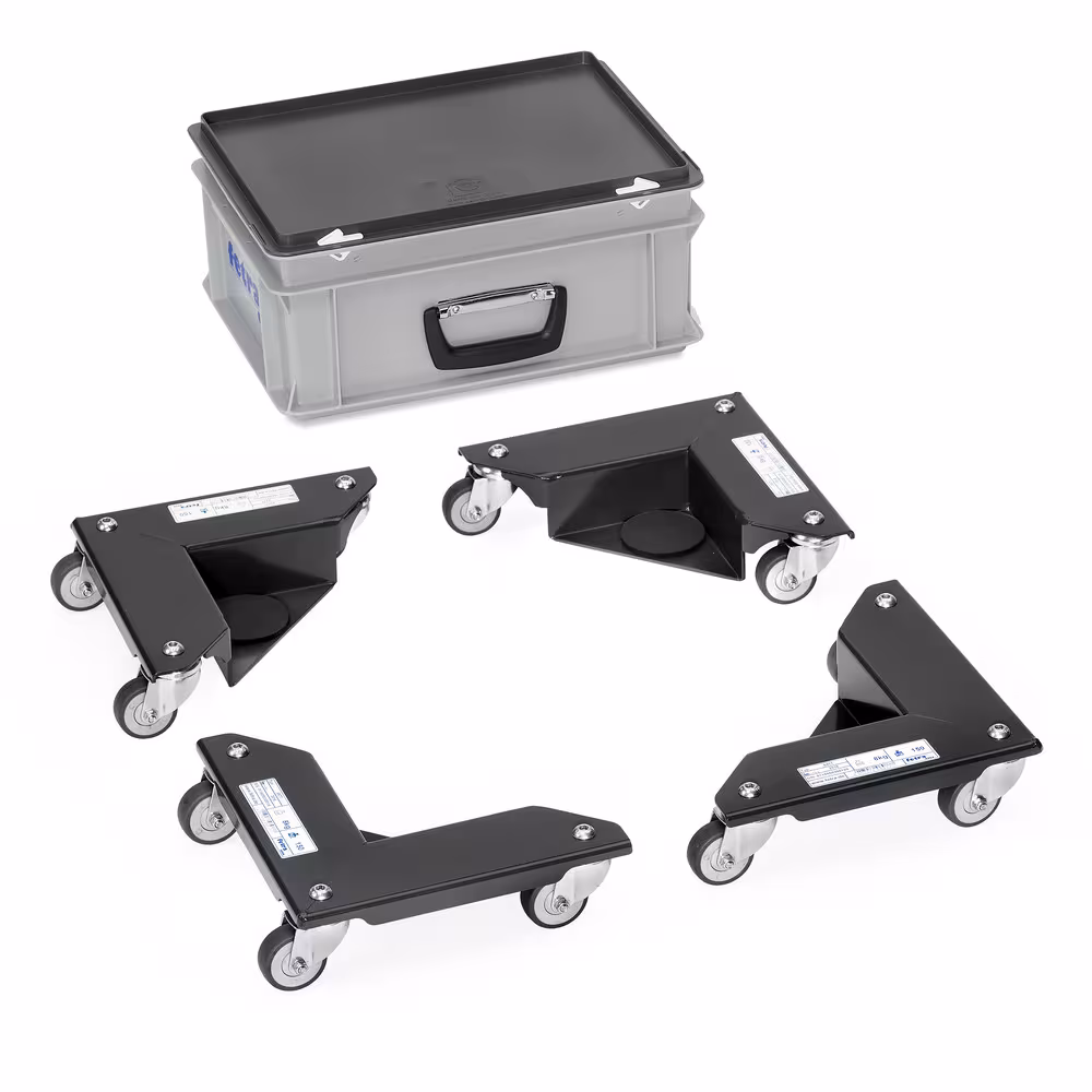 Zusatzbild des Artikels Eckenroller 6977 zum Umsetzen von Möbeln oder anderen kastenförmigen Gegenständen Zusatzbild des Artikels Eckenroller 6977 zum Umsetzen von Möbeln oder anderen kastenförmigen Gegenständen aus Roller