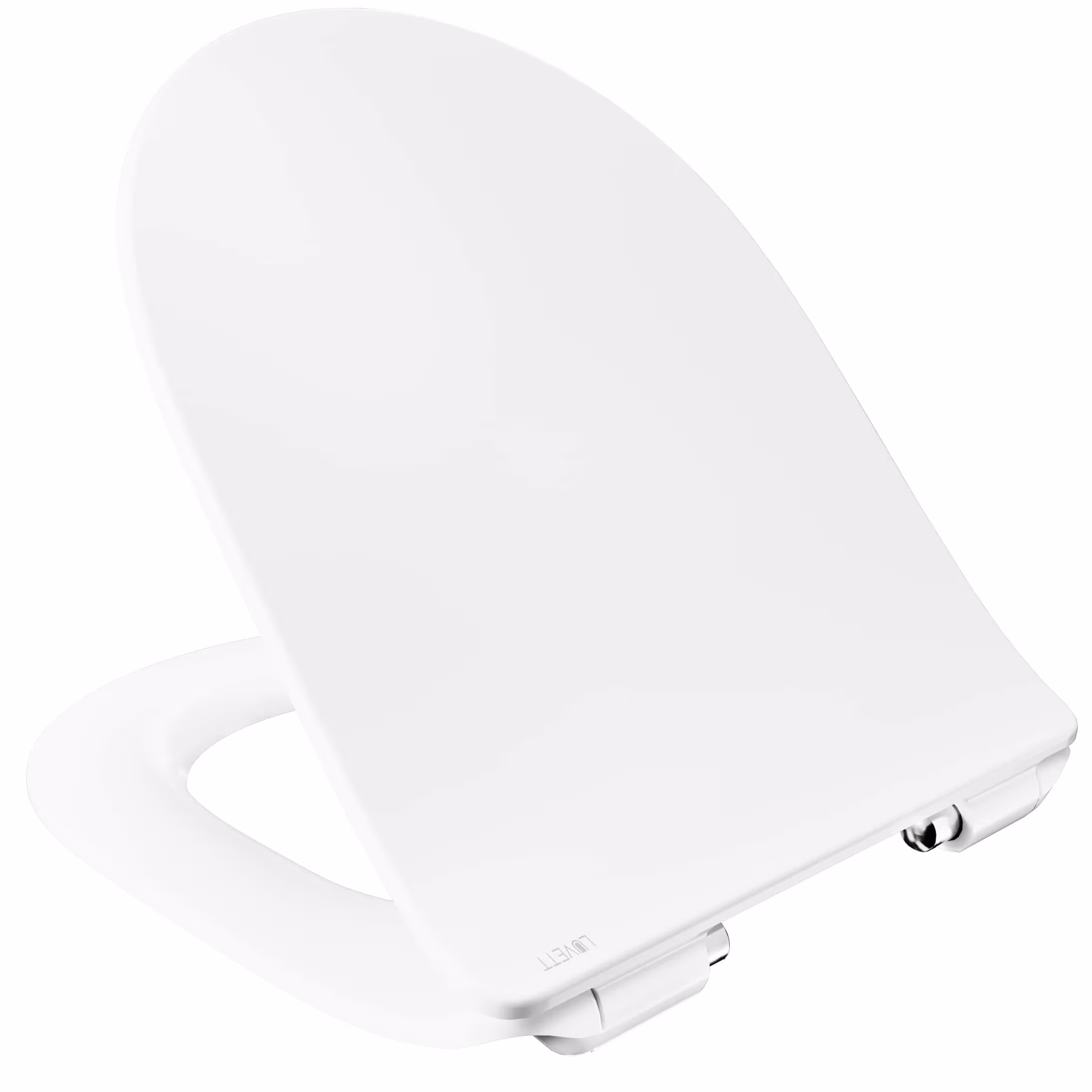 Deluxe WC-Sitz D800 D-Form Weiß mit Absenkautomatik u.a. für Laufen Pro, Vitra S50 aus der Kategorie WC/Toiletten mit der Artikelnummer 536176