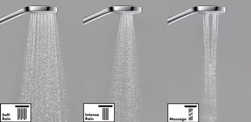 Detailbild 4010274 Hansgrohe Handbrause CROMA SELECT E MULTI DN 15 weiß/chrom