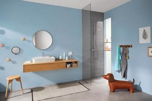 Hansgrohe Showerpipe Croma E 280 1jet chrom mit Brausethermostat