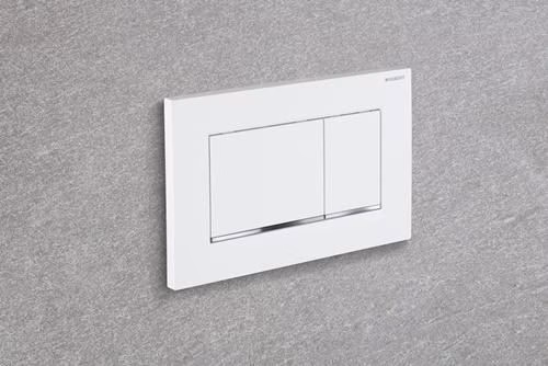 Detailbild 4070926 Betätigungsplatte eckig SIGMA20 für 2-Mengen-Spülung mit zwei Tasten