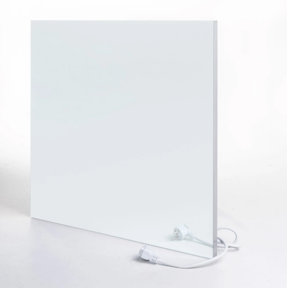 Infrarotheizung Glas weiß 900 Watt, 1220x620x25 mm von GeMeTherm Infrarotheizung Glas weiß aus der Kategorie Infrarotstrahler und Paneele mit der Artikelnr. IHP-GW-0900, Weißes Brett, Weißes Brett, Weißes Brett, Weißes Brett, Weißes Brett
