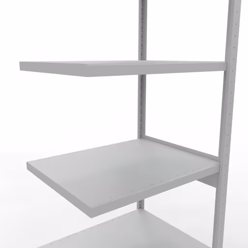 Produktbild Nr 15 des Artikels Anbauregal, Fachbodenregal Stecksystem MULTIplus250, 2500 x 750 x 600 mm (HxBxT), 6 Fachböden, Längenriegel, RAL 7035 lichtgrau Abbildung Nr 15 des Artikels Anbauregal, Fachbodenregal Stecksystem MULTIplus250, 2500 x 750 x 600 mm (HxBxT), 6 Fachböden, Längenriegel, RAL 7035 lichtgrau aus der Produktgruppe Stecksystem von der Marke Schulte Lagertechnik