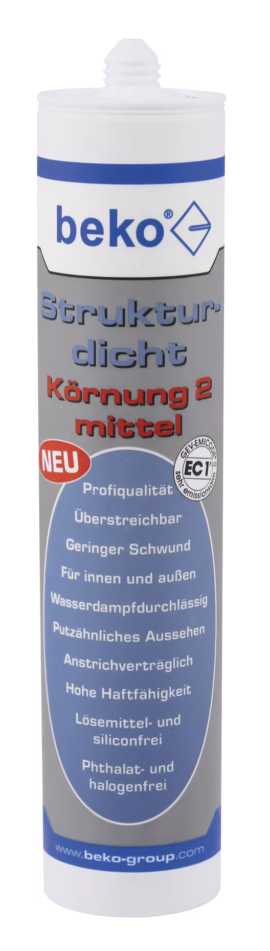 Strukturdicht 310 ml weiß-strukturiert, Körnung 2 MITTEL aus der Kategorie Dichtstoffe mit der Artikelnr. 230 332
