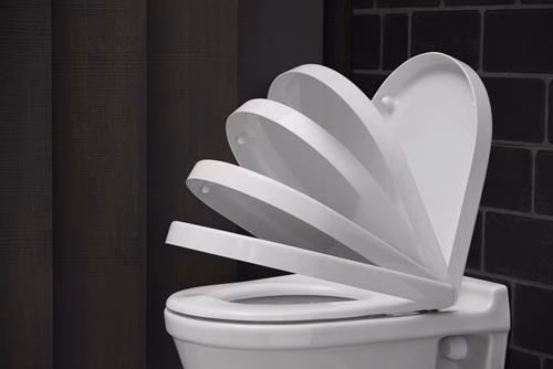 WC-Sitz Starck 3 weiß mit Absenkautomatik Scharniere Edelstahl DURAVIT