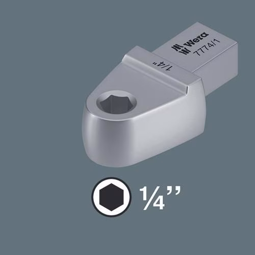 Einsteckbitadapter 7774/1 1/4 Zoll 9x12mm CV-Stahl WERA