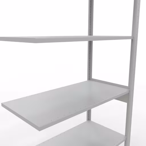 Produktbild Nr 15 des Artikels Anbauregal, Fachbodenregal Stecksystem MULTIplus85, 2500 x 1000 x 500 mm (HxBxT), 6 Fachböden, Längenriegel, RAL 7035 lichtgrau Abbildung Nr 15 des Artikels Anbauregal, Fachbodenregal Stecksystem MULTIplus85, 2500 x 1000 x 500 mm (HxBxT), 6 Fachböden, Längenriegel, RAL 7035 lichtgrau aus der Produktgruppe Stecksystem von der Marke Schulte Lagertechnik