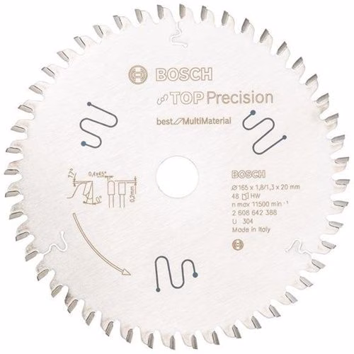 Lama per sega circolare, diametro esterno 305 mm, numero di denti 96, HLTCG, foro 30 mm, spessore di taglio 2,3 mm, marca BOSCH Lama per sega circolare Bosch della categoria Bosch con codice articolo 8000342278