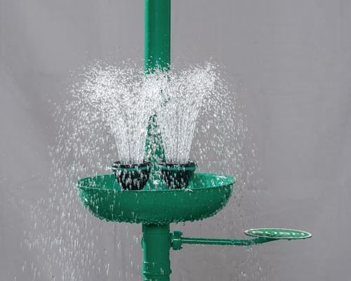 Augendusche ClassicLine mit Auffangbecken Wandmontage Anschluss 3/4 Innengewinde Zoll B-SAFETY